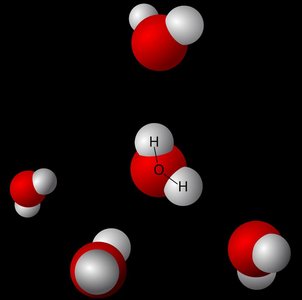 Hydration shell formation in solution