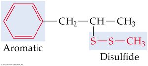 Aromatic and disulfide structure
