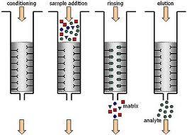 Immunoaffinity chromatography column