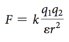 Coulomb's Law in solution
