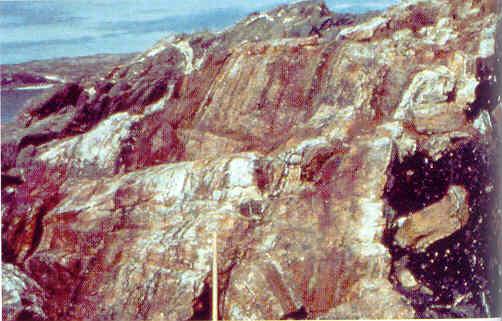Ancient metamorphic rocks