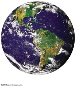 Image of Earth representing the biosphere