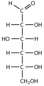 Aldehyde functional group in glucose