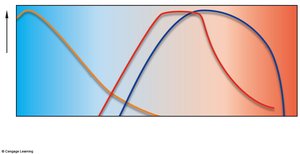 Graph showing enzyme activity as a function of pH