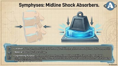 Symphyses: Shock Absorbing Joints