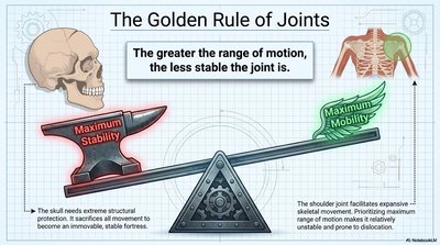 Golden Rule of Joints: Stability vs. Mobility