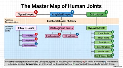Master Map of Human Joints