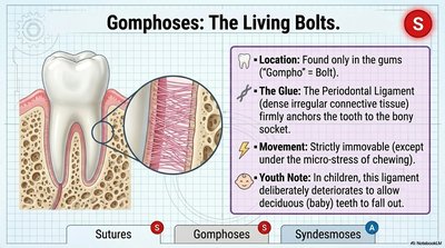 Gomphoses: Tooth Joints