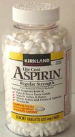 Bottle of aspirin