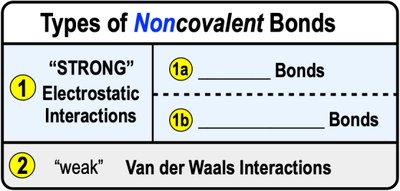Classification of Noncovalent Bonds