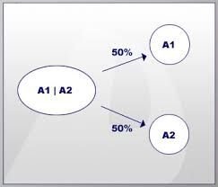 Diagram illustrating segregation of alleles