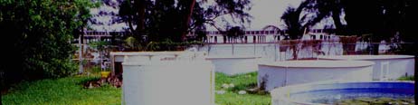 Mesocosm tanks for ecological experiment