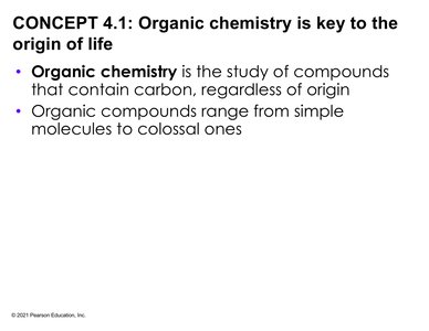 Definition of organic chemistry and organic compounds