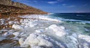 Salt lake, habitat for halophiles