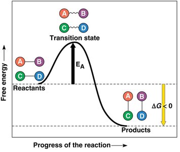 Activation energy diagram