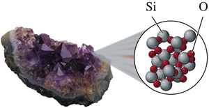 Amethyst solid structure
