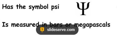 Psi symbol and water potential units