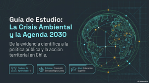 Portada de la guía de estudio sobre la crisis ambiental y la Agenda 2030