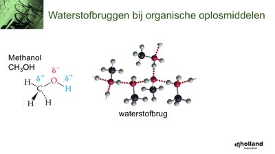 Hydrogen bonding in methanol and organic solvents