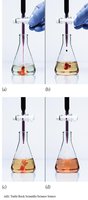 Redox titration endpoint with color change