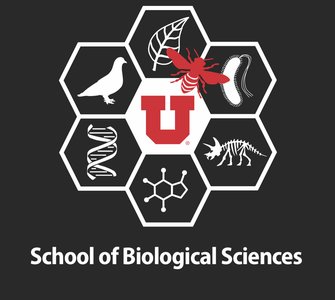 School of Biological Sciences logo with biological icons