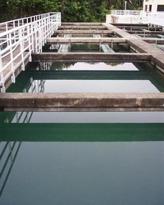 Water treatment basins