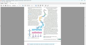 Triplet code and codons