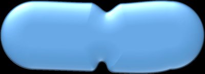 FtsZ ring pinching the cell membrane during cytokinesis