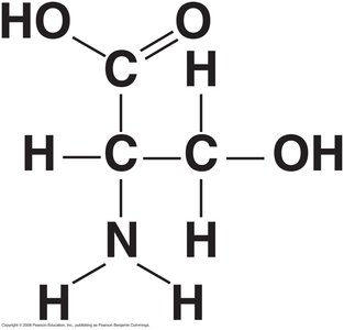 Molecule with functional groups for practice