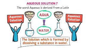 Aqueous solution diagram