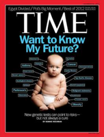 TIME magazine cover on personalized genomics