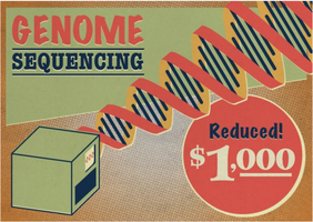 Infographic on the $1,000 genome