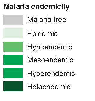 Sickle cell trait and malaria survival graph