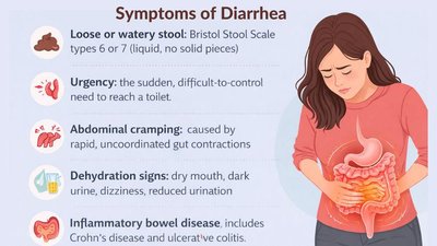 Symptoms of diarrhea