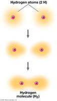 Formation of a hydrogen molecule