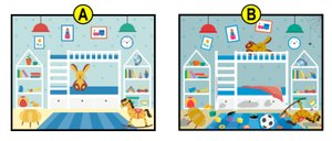 Tidy vs. messy room entropy