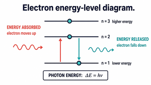 Electron energy-level diagram