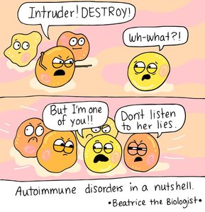 Diagram comparing normal villi and villi damaged by celiac disease