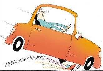 Car analogy for cell cycle regulation