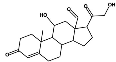 Steroid molecule structure