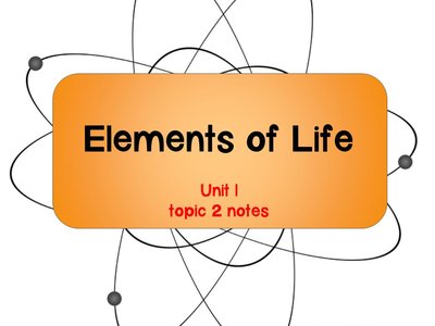 Elements of Life title slide