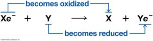 Redox reaction: general example