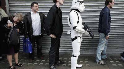 How a photosystem harvests light