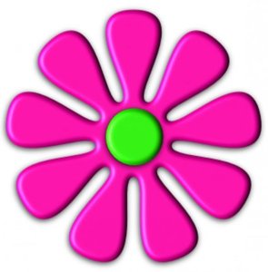 Pink flower representing incomplete dominance