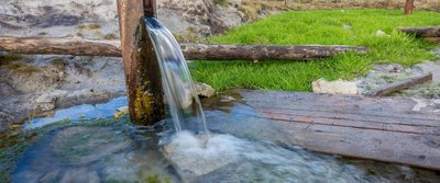 Groundwater spring