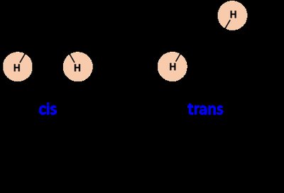 Cis and trans fatty acid configurations