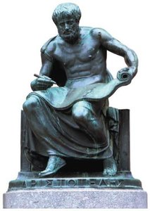 Statue representing Aristotle's view of fixed species