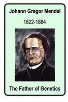 Portrait of Gregor Mendel, the Father of Genetics