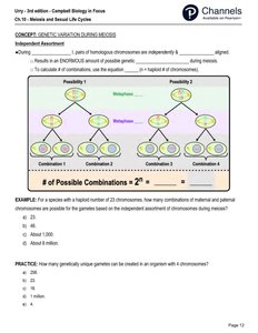 Nondisjunction in meiosis