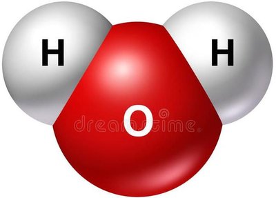 Water molecule structure